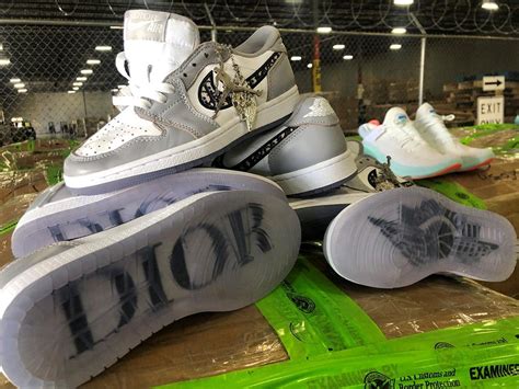 Feds seize over  million worth of fake Dior x Air Jordan 1